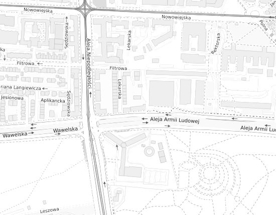 Mapa z adresem organizacji