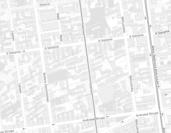 Mapa z adresem organizacji