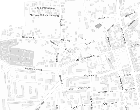Mapa z adresem organizacji