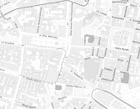 Mapa z adresem organizacji