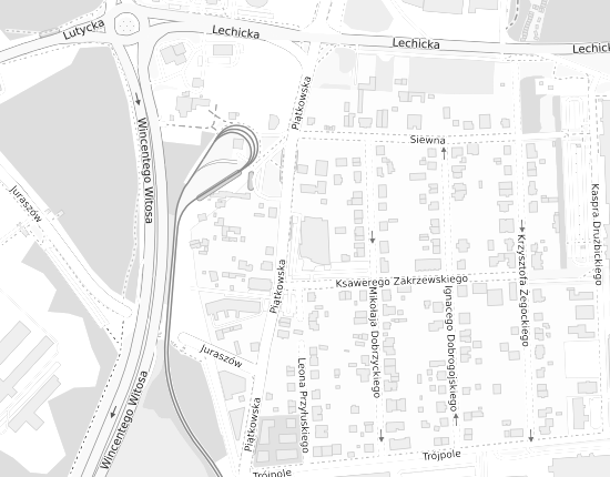 Mapa z adresem organizacji
