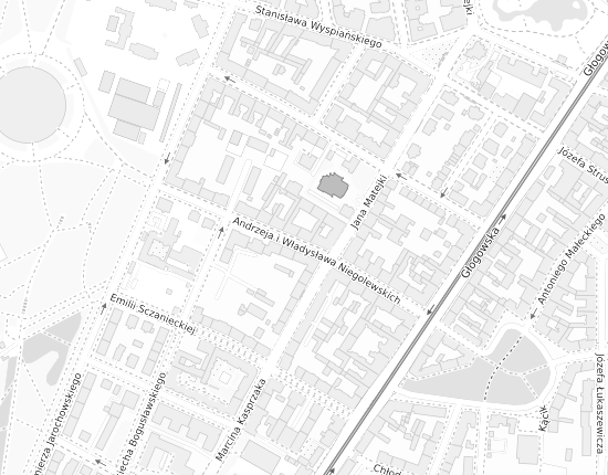 Mapa z adresem organizacji