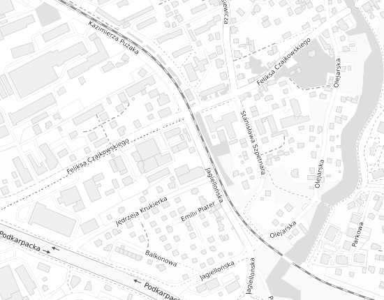 Mapa z adresem organizacji