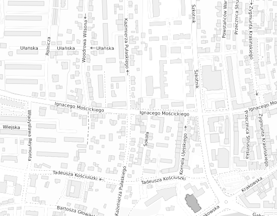 Mapa z adresem organizacji