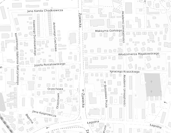Mapa z adresem organizacji