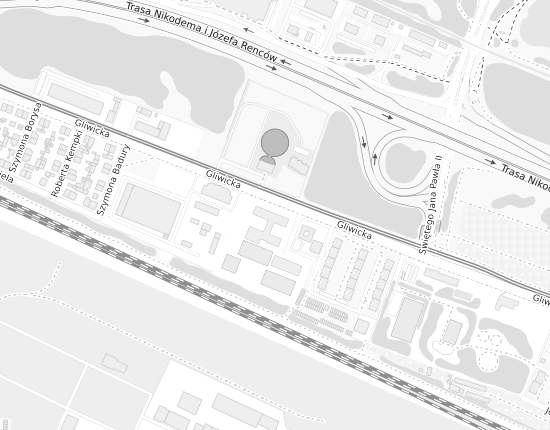 Mapa z adresem organizacji