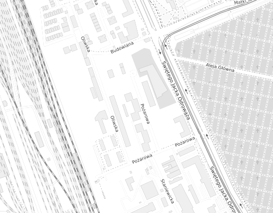 Mapa z adresem organizacji