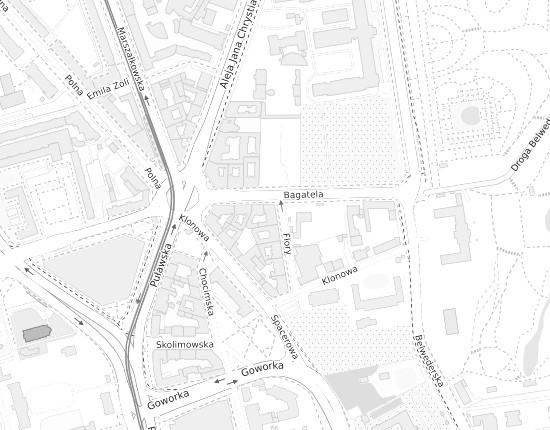 Mapa z adresem organizacji