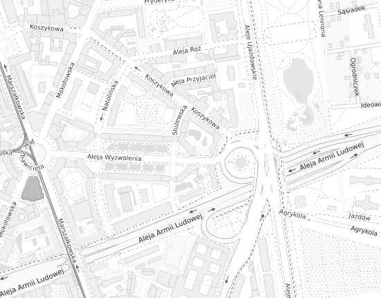 Mapa z adresem organizacji
