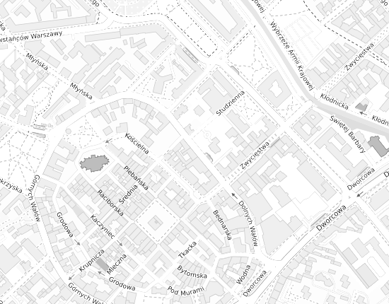 Mapa z adresem organizacji