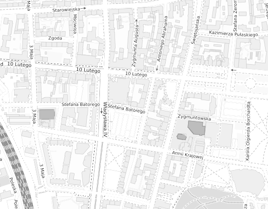 Mapa z adresem organizacji