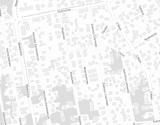 Mapa z adresem organizacji