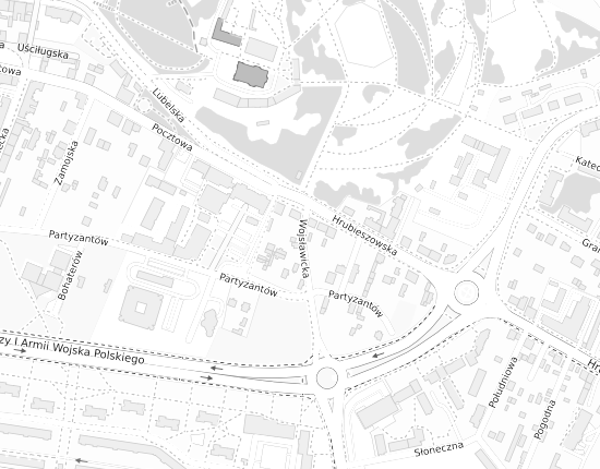 Mapa z adresem organizacji
