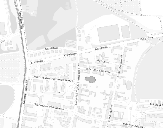 Mapa z adresem organizacji