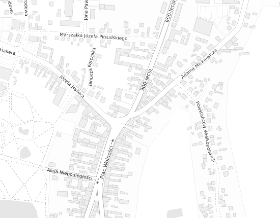 Mapa z adresem organizacji