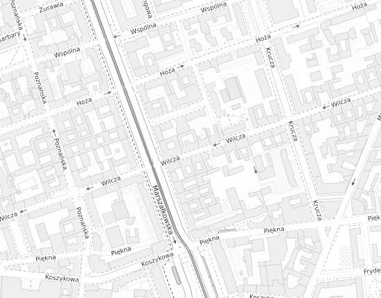 Mapa z adresem organizacji