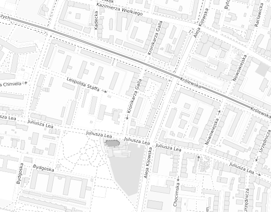 Mapa z adresem organizacji