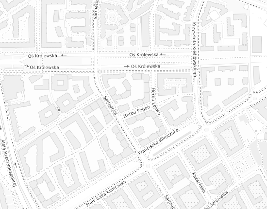 Mapa z adresem organizacji