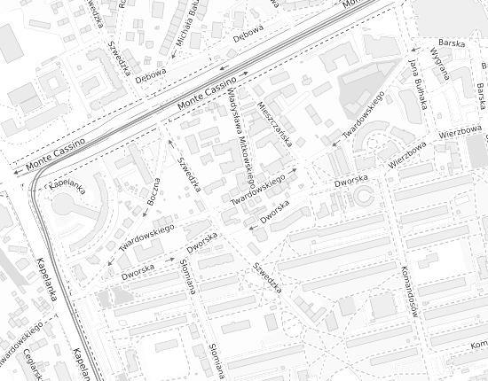 Mapa z adresem organizacji