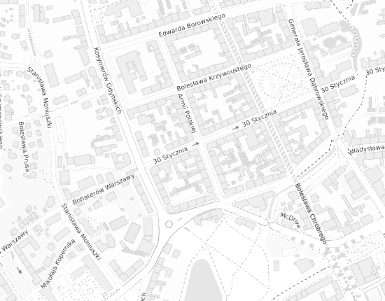 Mapa z adresem organizacji