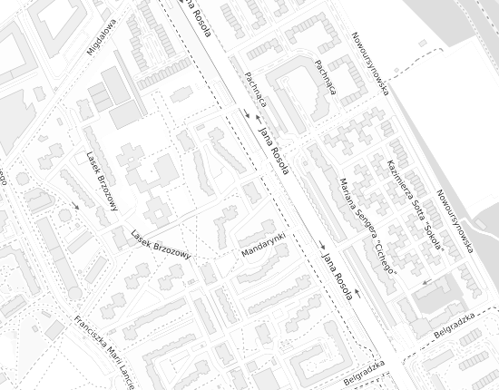 Mapa z adresem organizacji