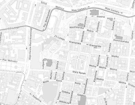 Mapa z adresem organizacji