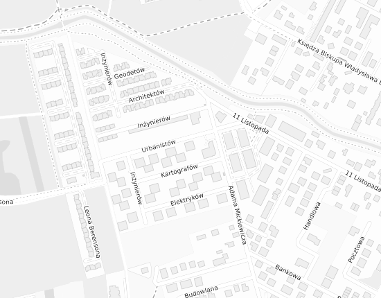 Mapa z adresem organizacji