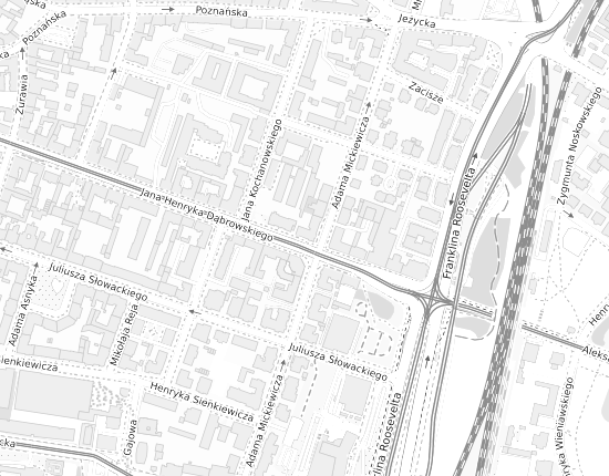 Mapa z adresem organizacji