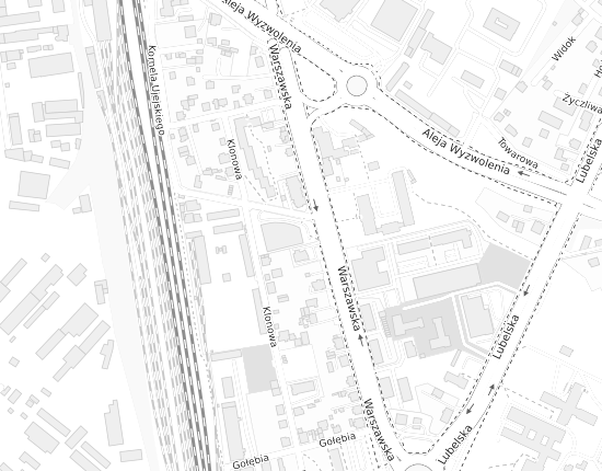 Mapa z adresem organizacji