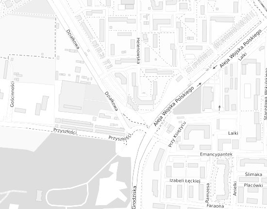 Mapa z adresem organizacji