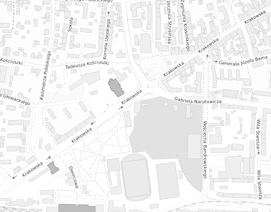 Mapa z adresem organizacji
