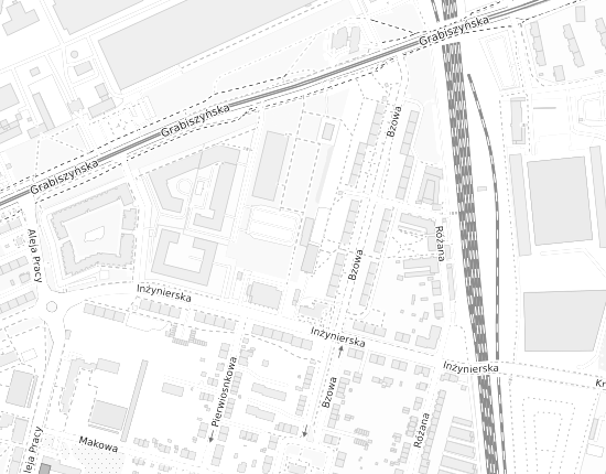 Mapa z adresem organizacji