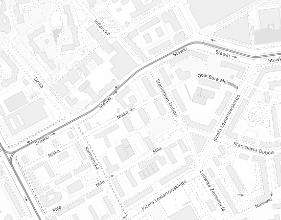 Mapa z adresem organizacji