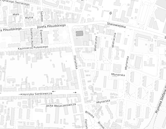 Mapa z adresem organizacji