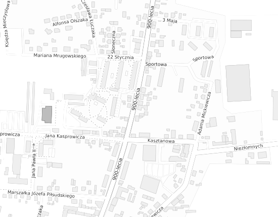 Mapa z adresem organizacji