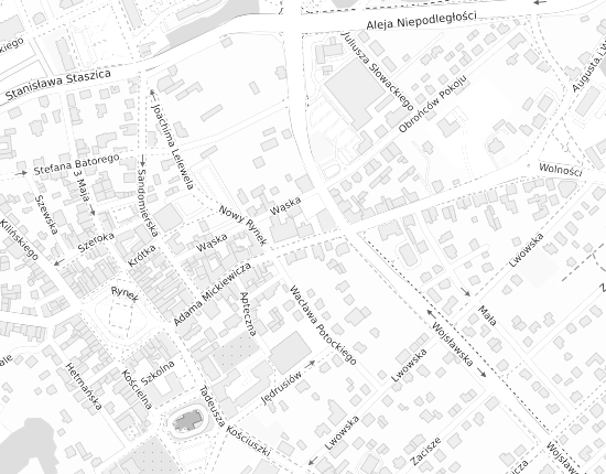 Mapa z adresem organizacji
