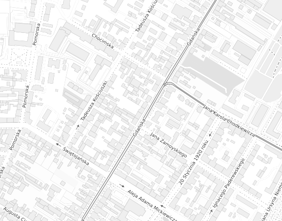 Mapa z adresem organizacji