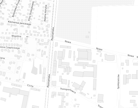 Mapa z adresem organizacji