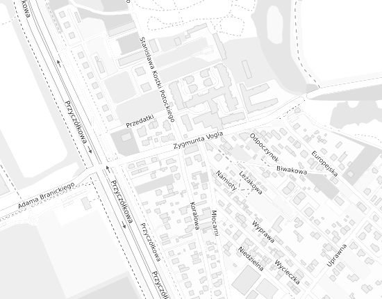 Mapa z adresem organizacji
