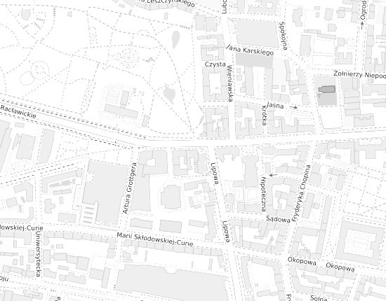 Mapa z adresem organizacji
