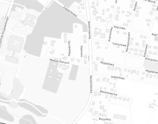 Mapa z adresem organizacji