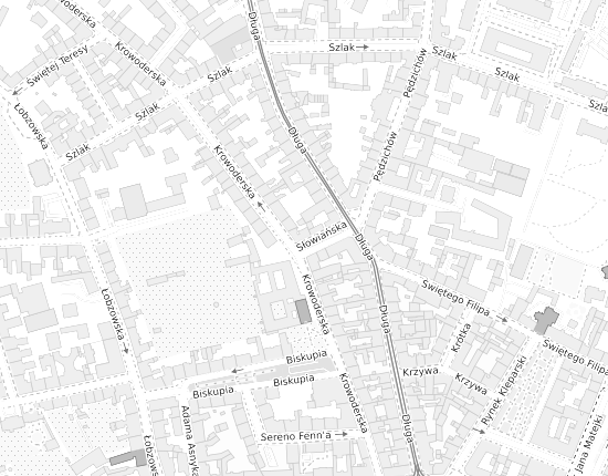 Mapa z adresem organizacji