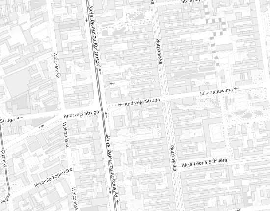 Mapa z adresem organizacji