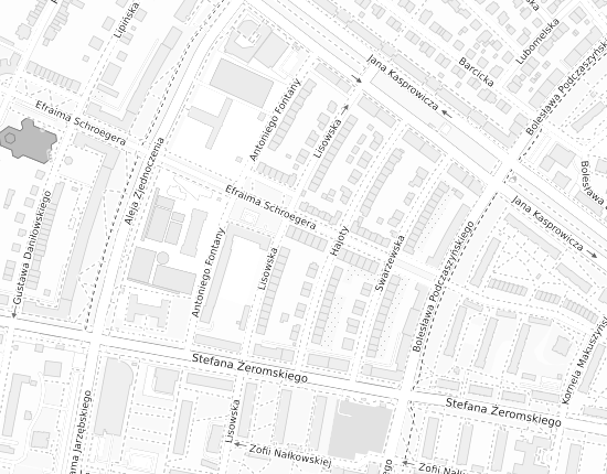 Mapa z adresem organizacji