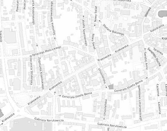 Mapa z adresem organizacji