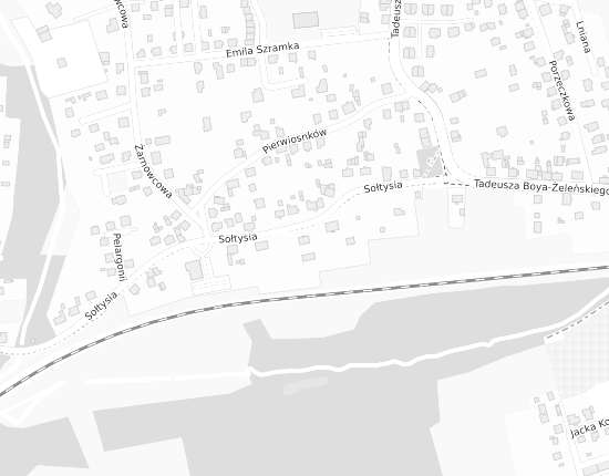Mapa z adresem organizacji