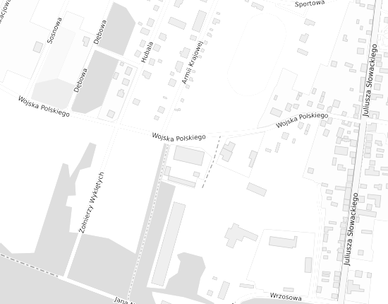 Mapa z adresem organizacji