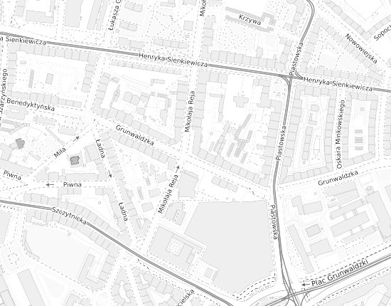 Mapa z adresem organizacji