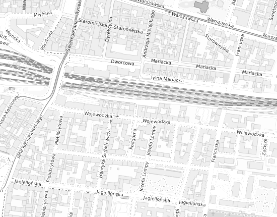 Mapa z adresem organizacji