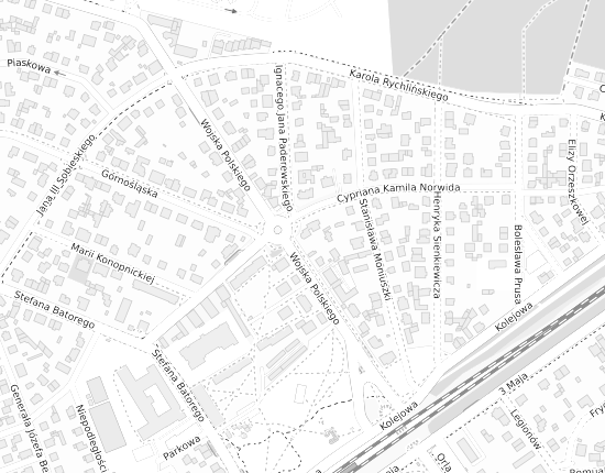 Mapa z adresem organizacji